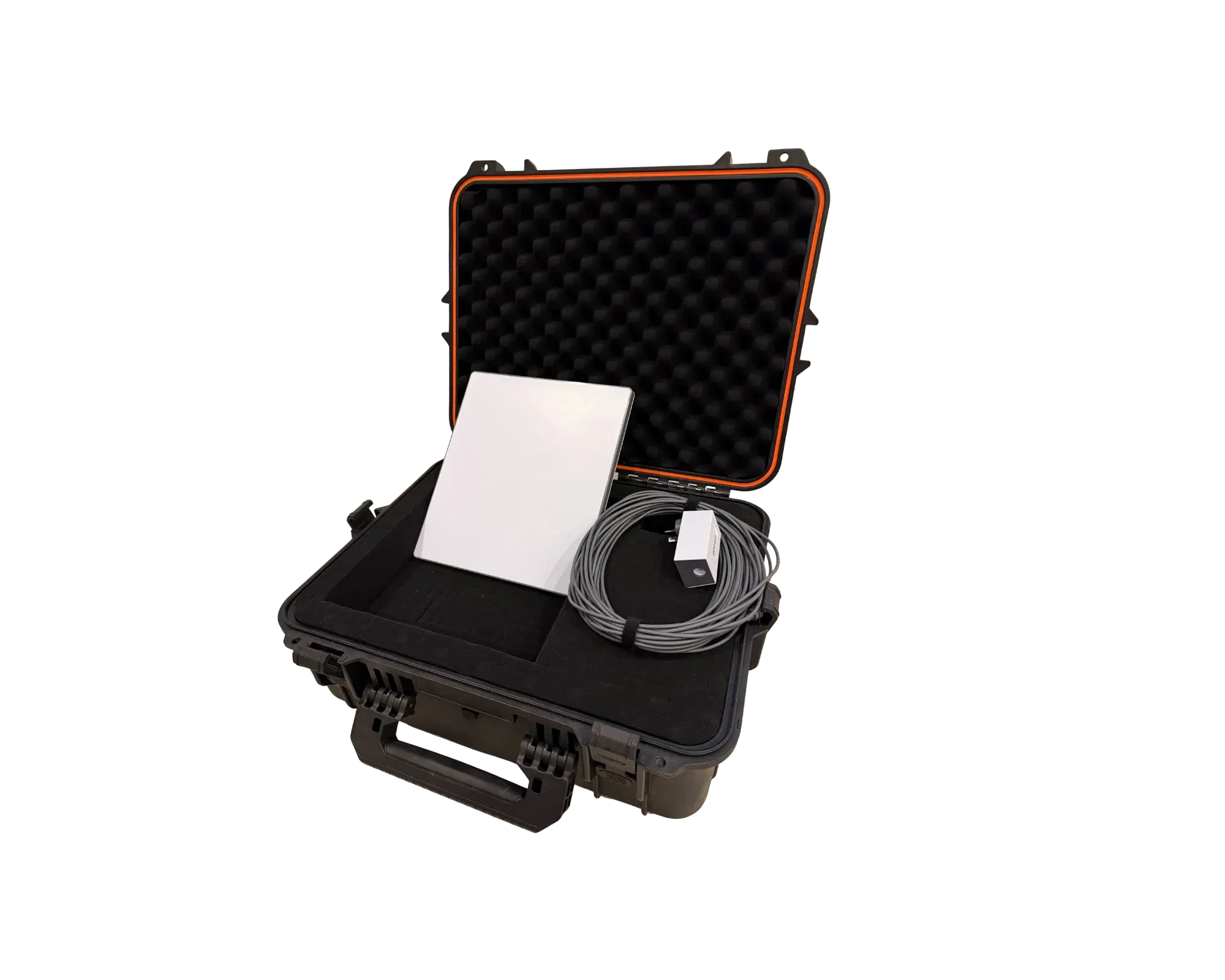 Starlink Mini kit in its rugged carry case